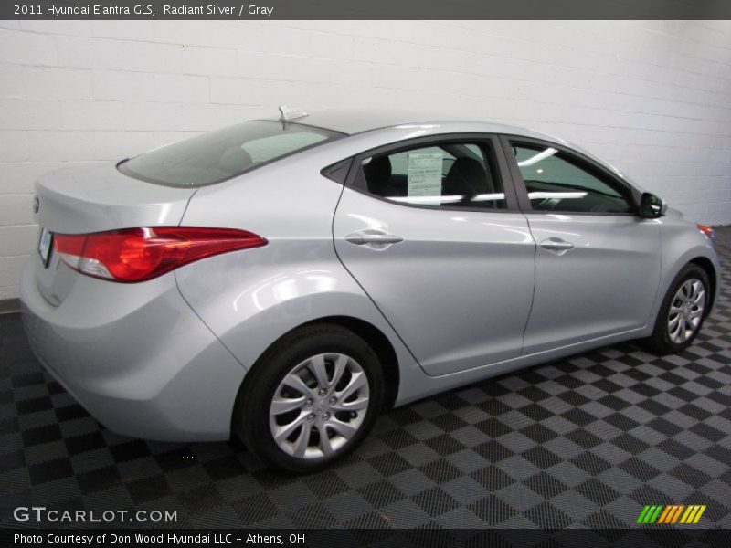 Radiant Silver / Gray 2011 Hyundai Elantra GLS