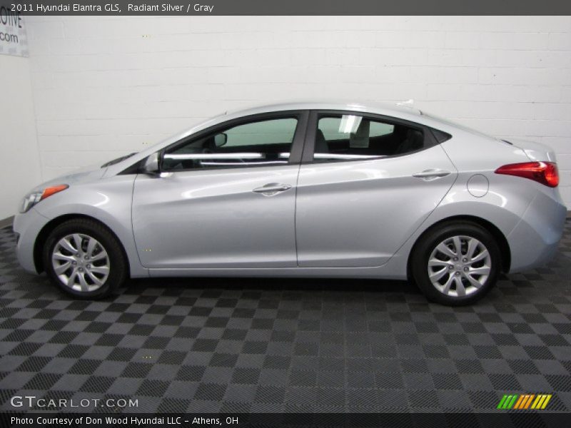 Radiant Silver / Gray 2011 Hyundai Elantra GLS