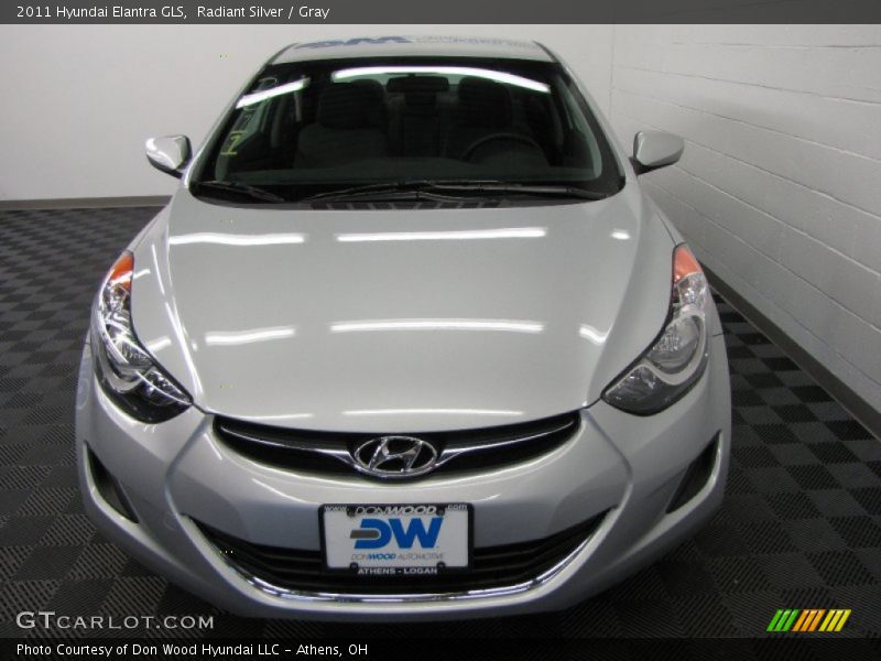Radiant Silver / Gray 2011 Hyundai Elantra GLS