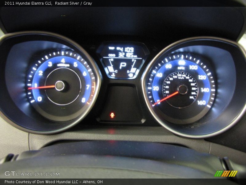 Radiant Silver / Gray 2011 Hyundai Elantra GLS