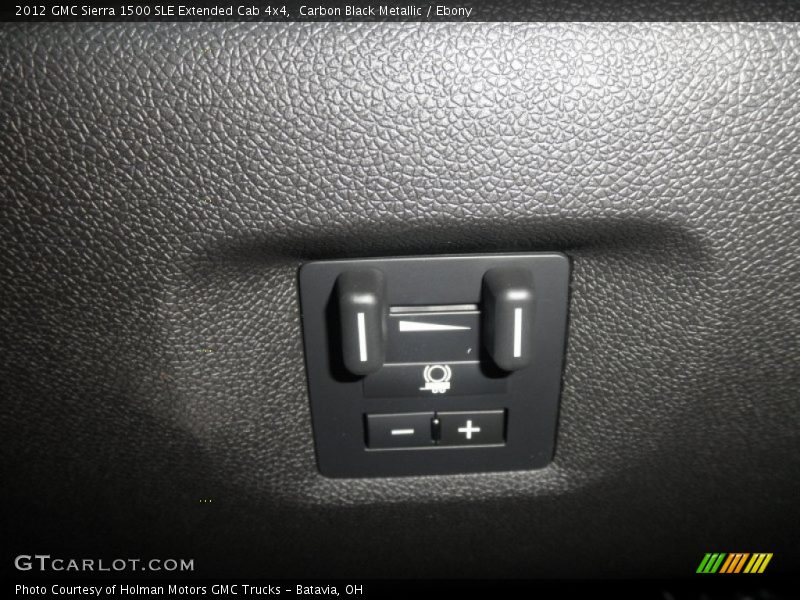 Carbon Black Metallic / Ebony 2012 GMC Sierra 1500 SLE Extended Cab 4x4