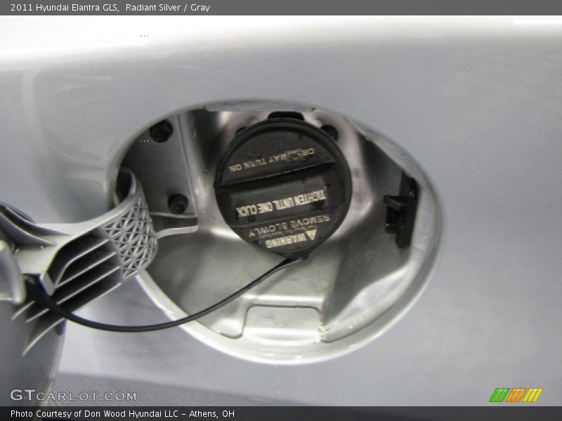 Radiant Silver / Gray 2011 Hyundai Elantra GLS