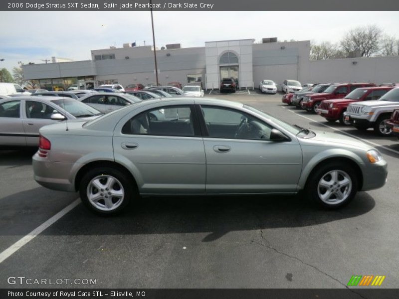 Satin Jade Pearlcoat / Dark Slate Grey 2006 Dodge Stratus SXT Sedan