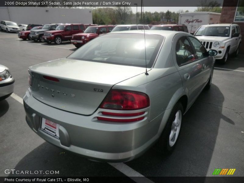 Satin Jade Pearlcoat / Dark Slate Grey 2006 Dodge Stratus SXT Sedan