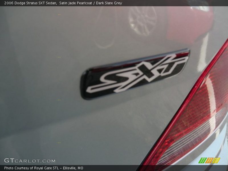 Satin Jade Pearlcoat / Dark Slate Grey 2006 Dodge Stratus SXT Sedan