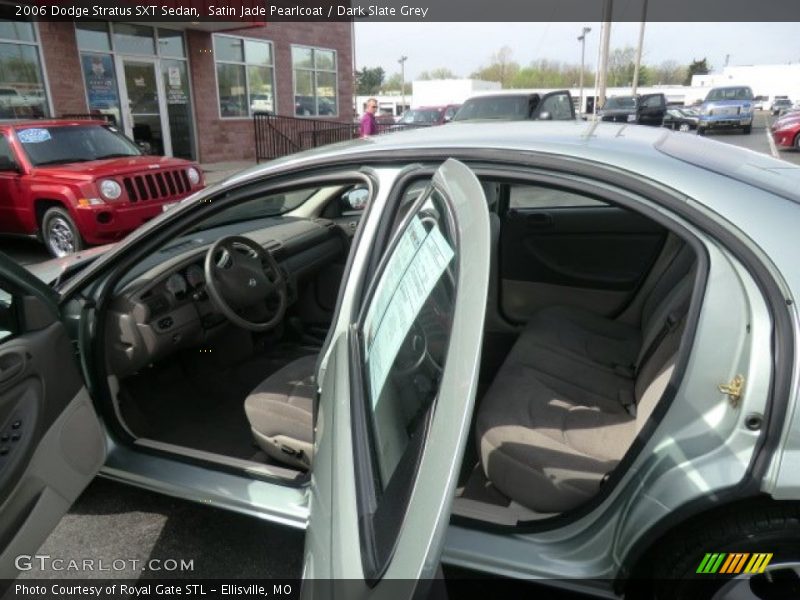 Satin Jade Pearlcoat / Dark Slate Grey 2006 Dodge Stratus SXT Sedan