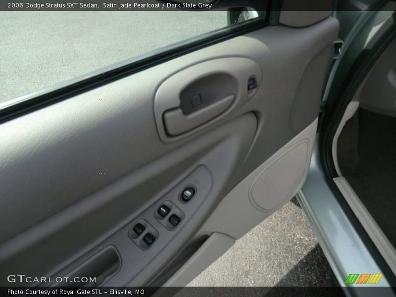 Satin Jade Pearlcoat / Dark Slate Grey 2006 Dodge Stratus SXT Sedan