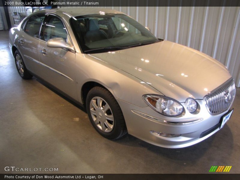 Platinum Metallic / Titanium 2008 Buick LaCrosse CX