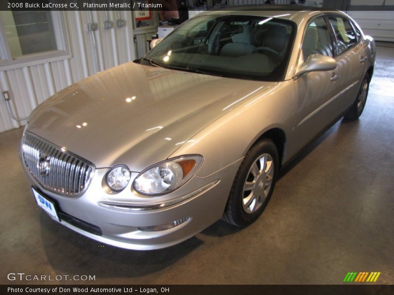 Platinum Metallic / Titanium 2008 Buick LaCrosse CX