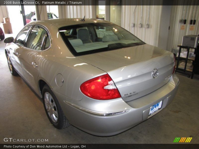 Platinum Metallic / Titanium 2008 Buick LaCrosse CX