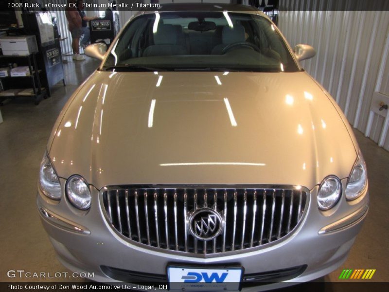 Platinum Metallic / Titanium 2008 Buick LaCrosse CX