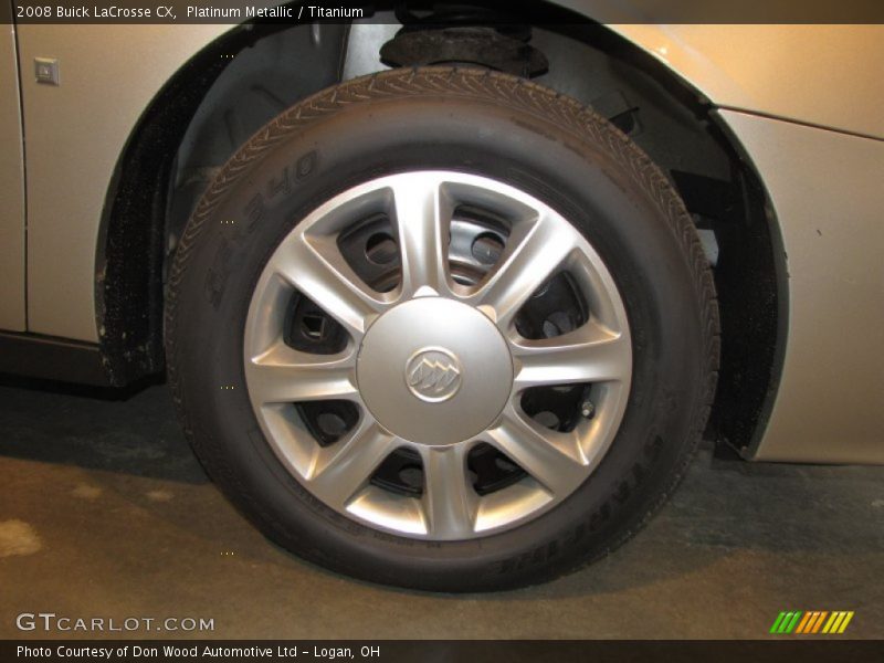 Platinum Metallic / Titanium 2008 Buick LaCrosse CX