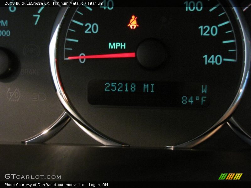 Platinum Metallic / Titanium 2008 Buick LaCrosse CX