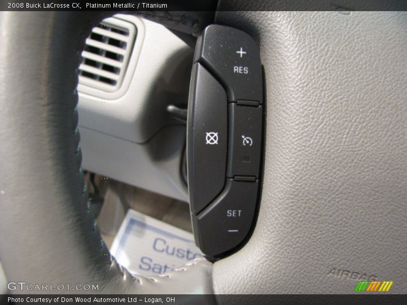 Platinum Metallic / Titanium 2008 Buick LaCrosse CX