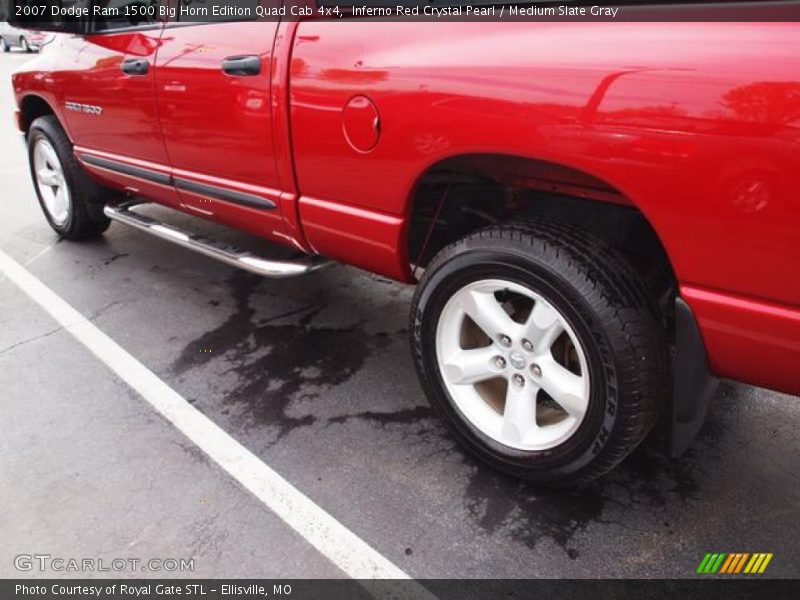 Inferno Red Crystal Pearl / Medium Slate Gray 2007 Dodge Ram 1500 Big Horn Edition Quad Cab 4x4