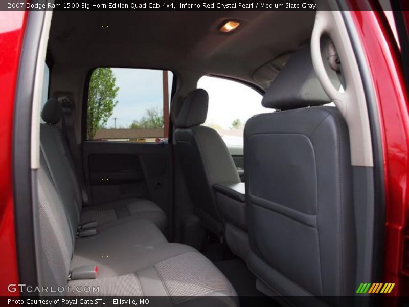 Inferno Red Crystal Pearl / Medium Slate Gray 2007 Dodge Ram 1500 Big Horn Edition Quad Cab 4x4