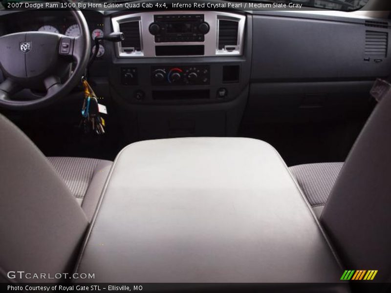 Inferno Red Crystal Pearl / Medium Slate Gray 2007 Dodge Ram 1500 Big Horn Edition Quad Cab 4x4