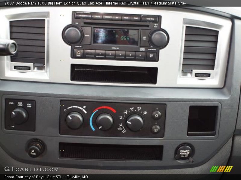 Inferno Red Crystal Pearl / Medium Slate Gray 2007 Dodge Ram 1500 Big Horn Edition Quad Cab 4x4