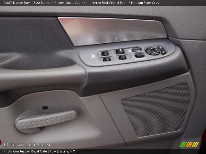 Inferno Red Crystal Pearl / Medium Slate Gray 2007 Dodge Ram 1500 Big Horn Edition Quad Cab 4x4