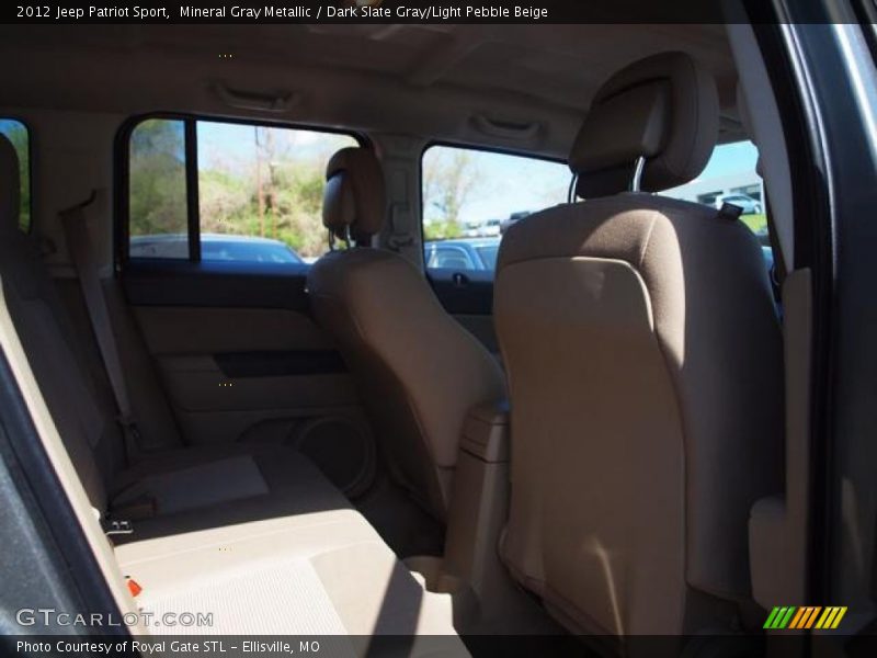 Mineral Gray Metallic / Dark Slate Gray/Light Pebble Beige 2012 Jeep Patriot Sport