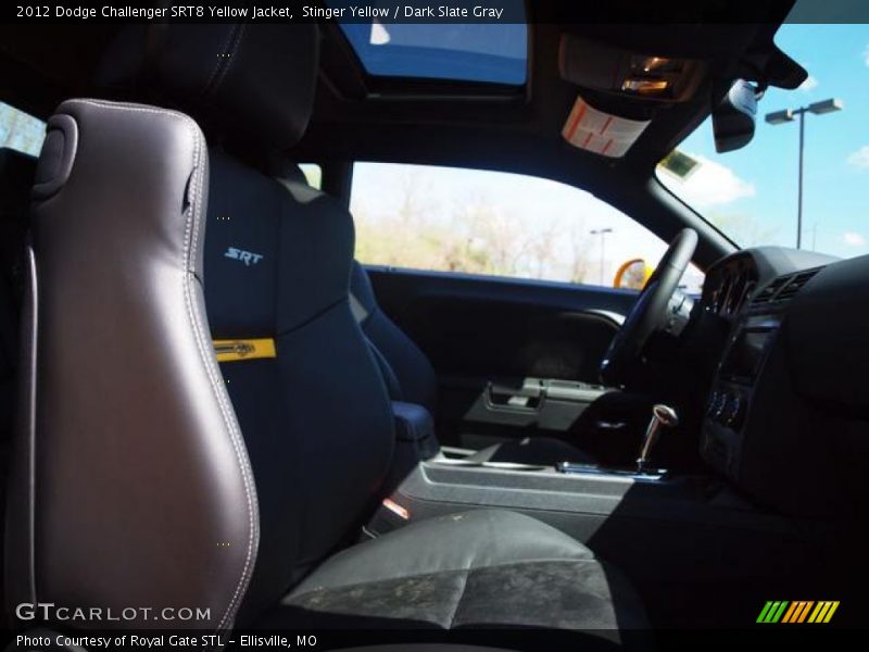Stinger Yellow / Dark Slate Gray 2012 Dodge Challenger SRT8 Yellow Jacket