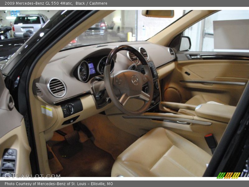 Black / Cashmere 2009 Mercedes-Benz GL 550 4Matic