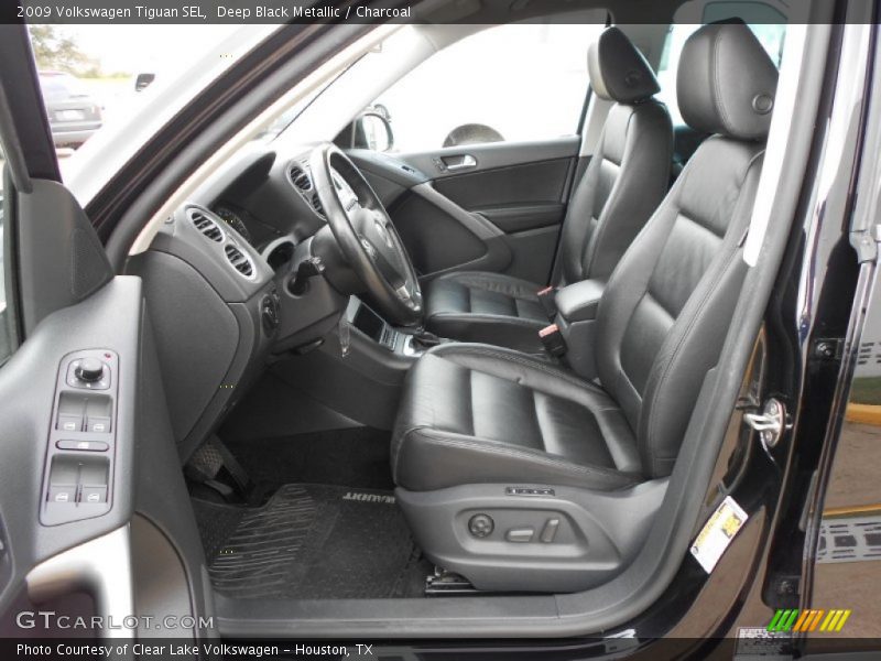 Deep Black Metallic / Charcoal 2009 Volkswagen Tiguan SEL
