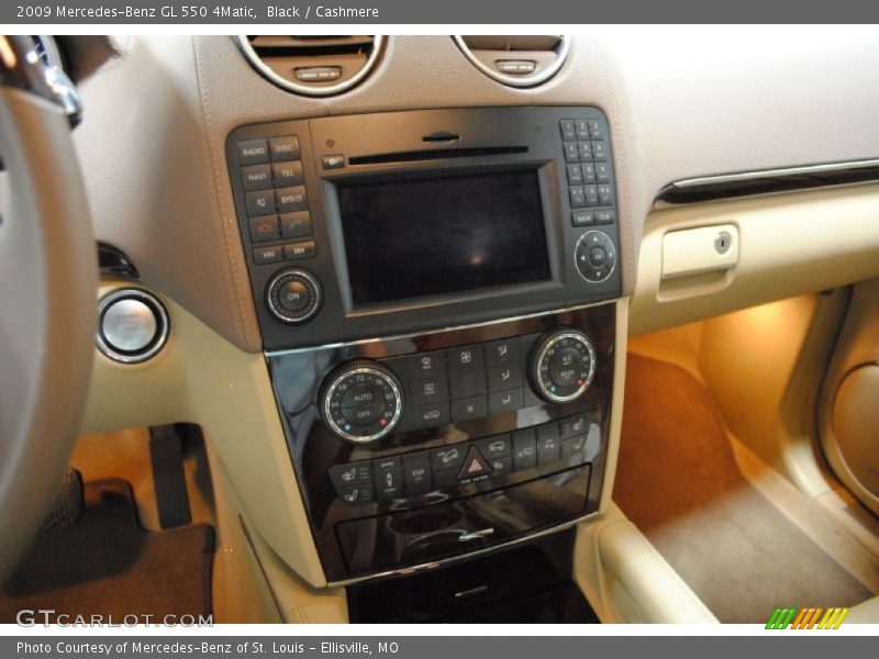 Black / Cashmere 2009 Mercedes-Benz GL 550 4Matic