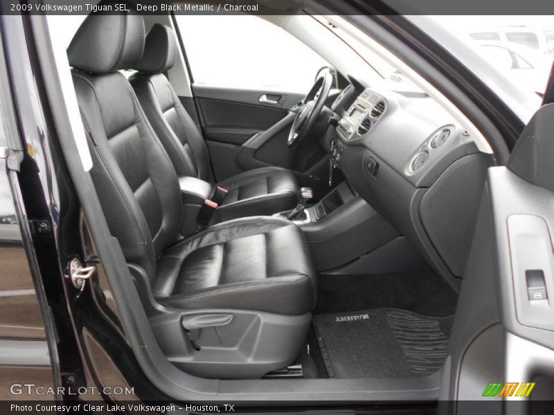 Deep Black Metallic / Charcoal 2009 Volkswagen Tiguan SEL