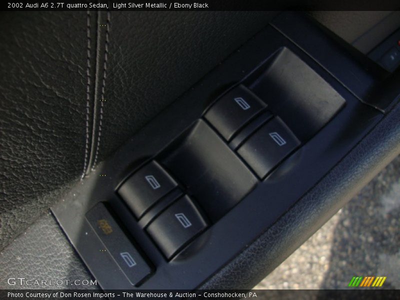 Light Silver Metallic / Ebony Black 2002 Audi A6 2.7T quattro Sedan