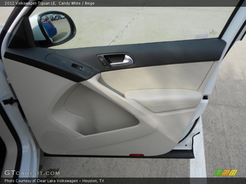 Candy White / Beige 2012 Volkswagen Tiguan LE
