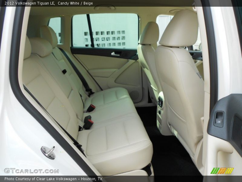 Candy White / Beige 2012 Volkswagen Tiguan LE