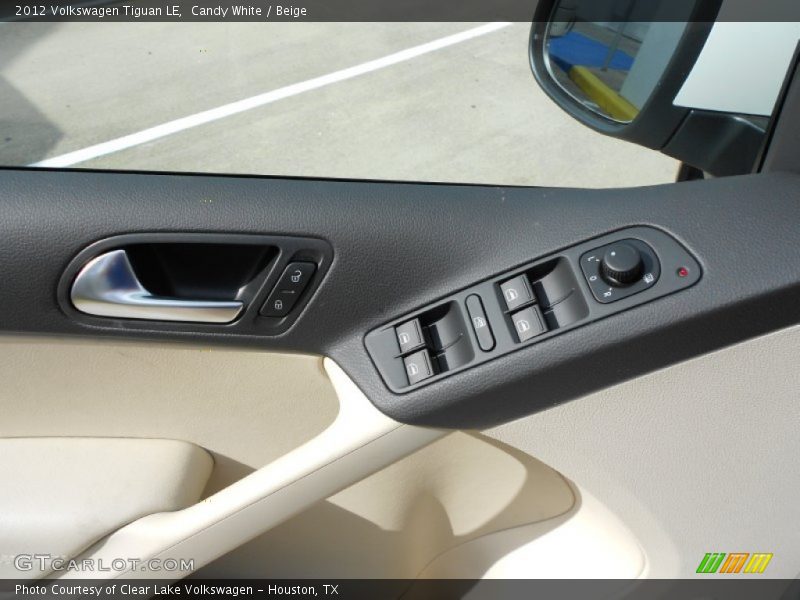 Candy White / Beige 2012 Volkswagen Tiguan LE
