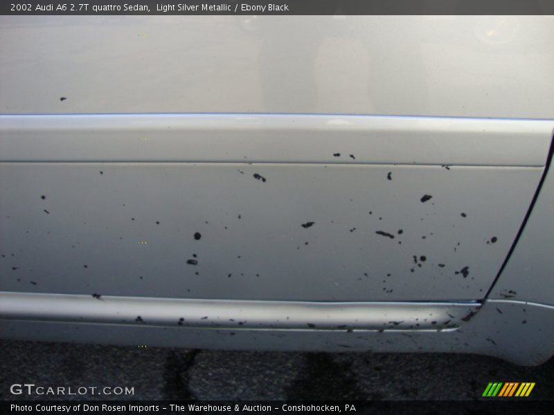 Light Silver Metallic / Ebony Black 2002 Audi A6 2.7T quattro Sedan