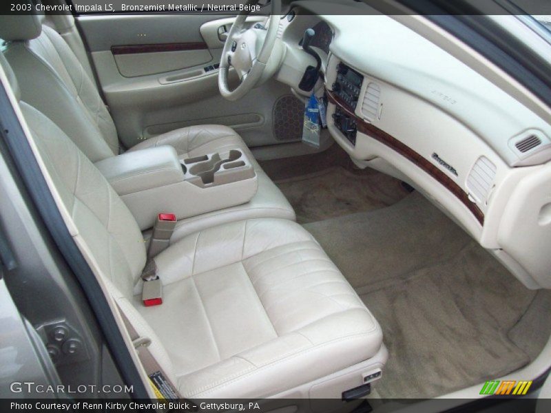 Bronzemist Metallic / Neutral Beige 2003 Chevrolet Impala LS