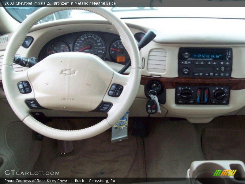 Bronzemist Metallic / Neutral Beige 2003 Chevrolet Impala LS