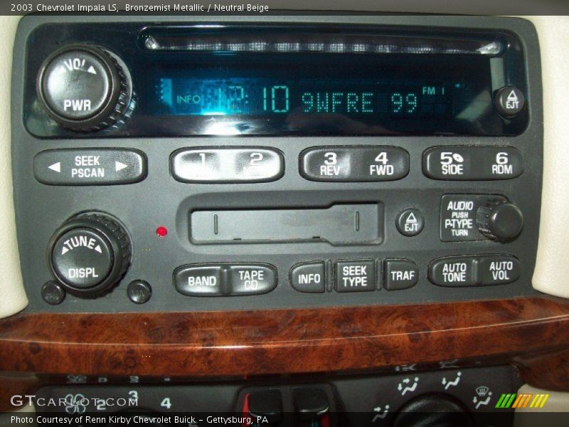 Bronzemist Metallic / Neutral Beige 2003 Chevrolet Impala LS