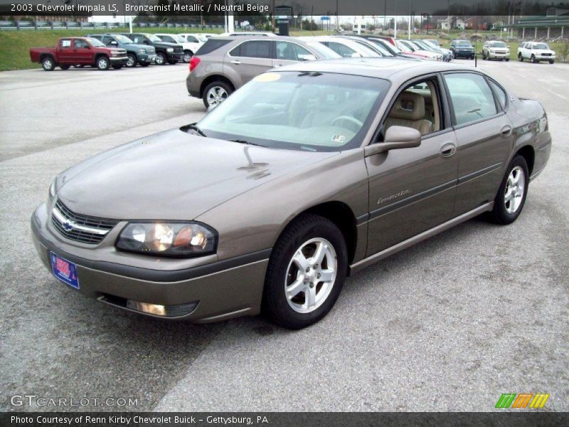 Bronzemist Metallic / Neutral Beige 2003 Chevrolet Impala LS