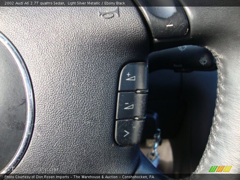 Light Silver Metallic / Ebony Black 2002 Audi A6 2.7T quattro Sedan