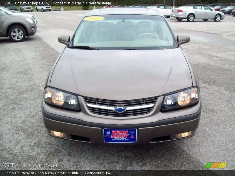 Bronzemist Metallic / Neutral Beige 2003 Chevrolet Impala LS