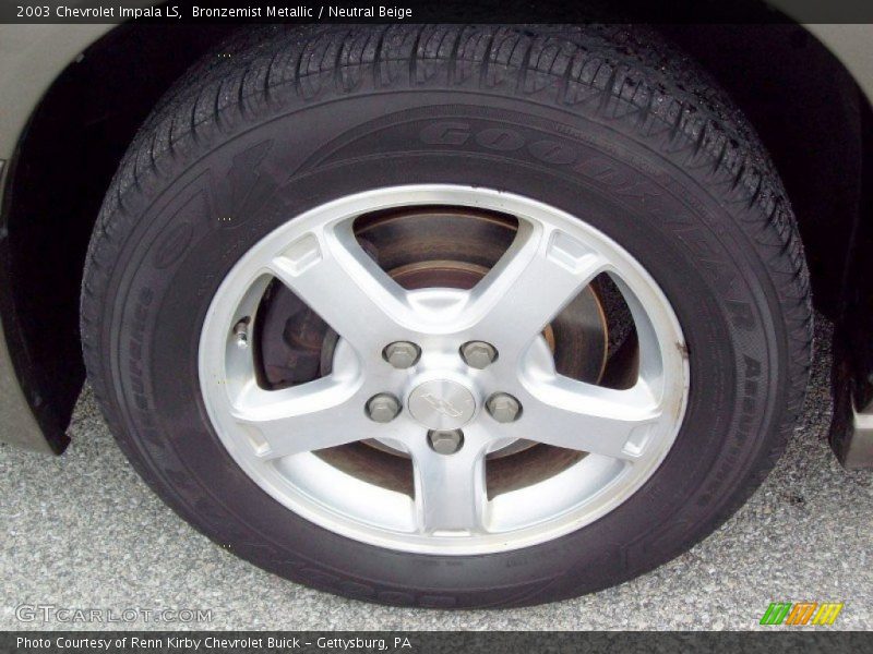 Bronzemist Metallic / Neutral Beige 2003 Chevrolet Impala LS