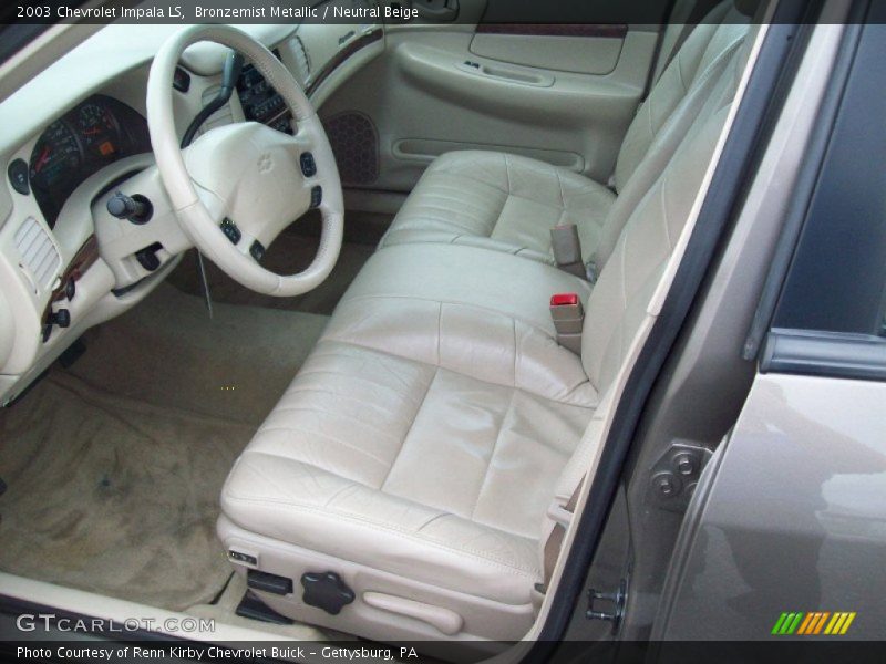 Bronzemist Metallic / Neutral Beige 2003 Chevrolet Impala LS