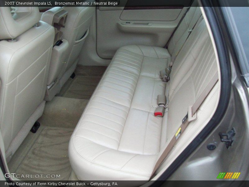 Bronzemist Metallic / Neutral Beige 2003 Chevrolet Impala LS