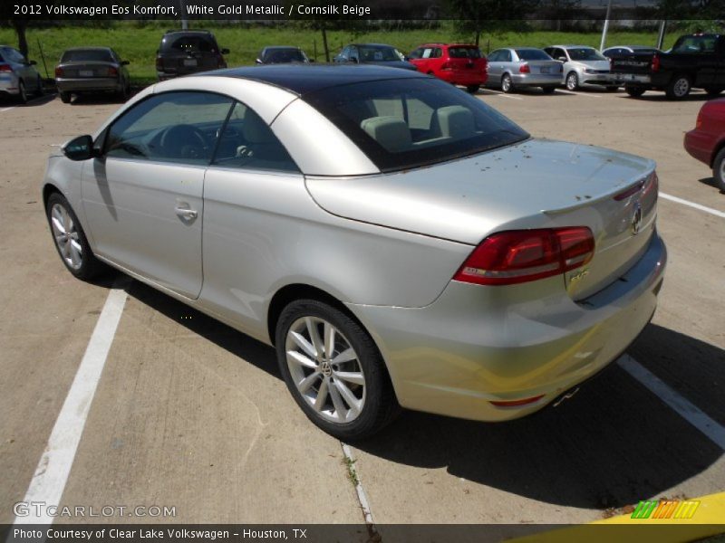 White Gold Metallic / Cornsilk Beige 2012 Volkswagen Eos Komfort