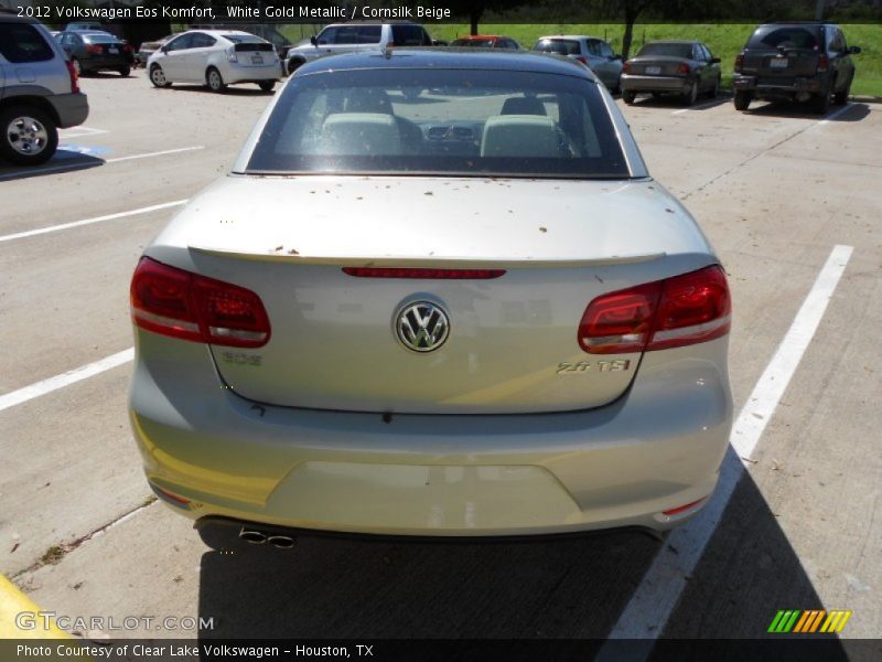 White Gold Metallic / Cornsilk Beige 2012 Volkswagen Eos Komfort
