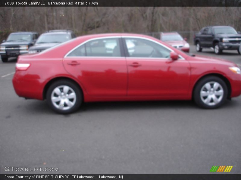 Barcelona Red Metallic / Ash 2009 Toyota Camry LE