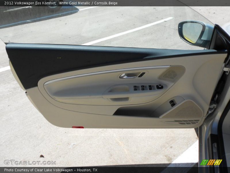 White Gold Metallic / Cornsilk Beige 2012 Volkswagen Eos Komfort