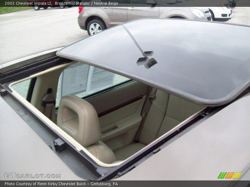 Bronzemist Metallic / Neutral Beige 2003 Chevrolet Impala LS