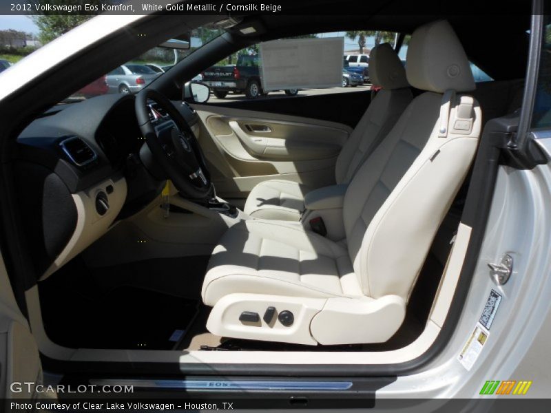 White Gold Metallic / Cornsilk Beige 2012 Volkswagen Eos Komfort