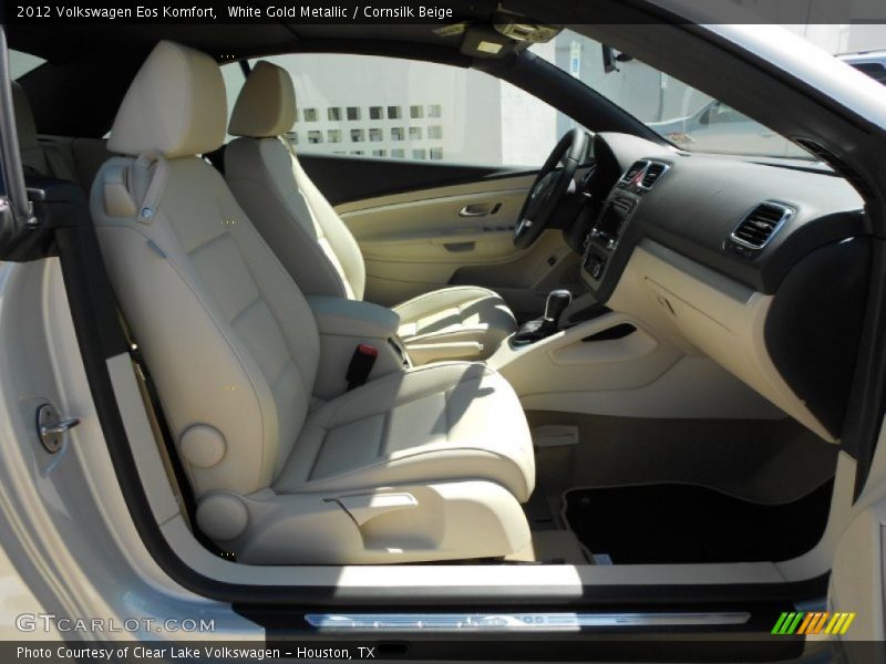 White Gold Metallic / Cornsilk Beige 2012 Volkswagen Eos Komfort